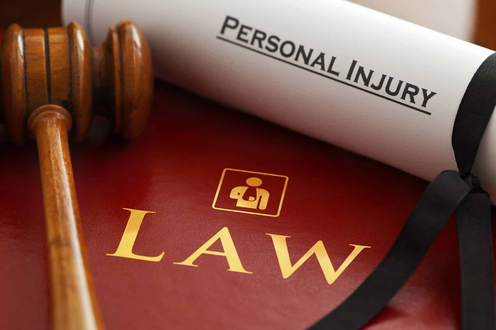 Judge's Gavel With Law Book Stock Photo